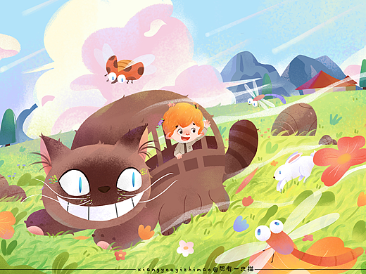 猫猫巴士(个人主页-ZNjQ3MzIwMDQ=) - 绘本 - 站酷设计师想有一只猫原创素材 - 站酷ZCOOL