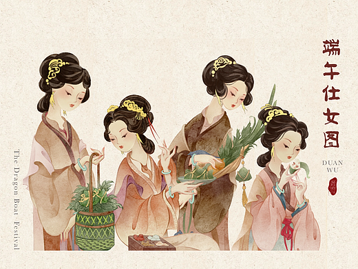 端午仕女图