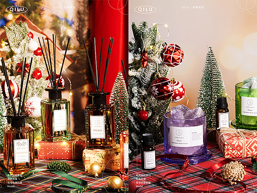 圣诞场景拍摄｜Cathy Kathy香薰 X 奇鹿视觉