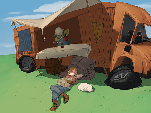 夏天野外咖啡（個(gè)人主頁(yè)-ZNTkxNDE1OTI=） - 創(chuàng)作習(xí)作 - 站酷設(shè)計(jì)師拯救世界的我原創(chuàng)素材 - 站酷ZCOOL