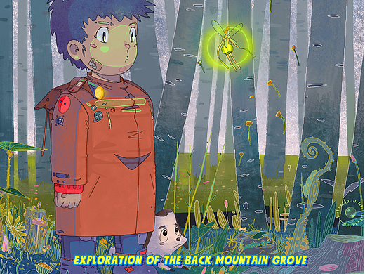 后山小树林的探险