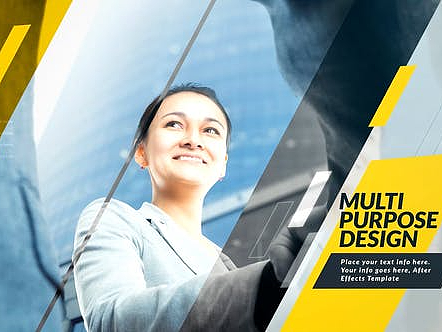 AE模板|创意版式排版公司企业集团业务介绍商业产品