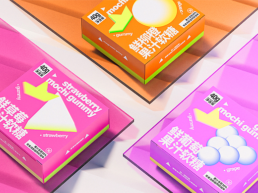 MochiGummy｜鲜果汁软糖包装设计