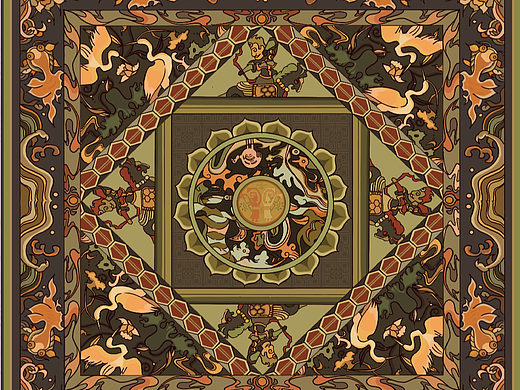 《古代丝绸之路》|图案再设计