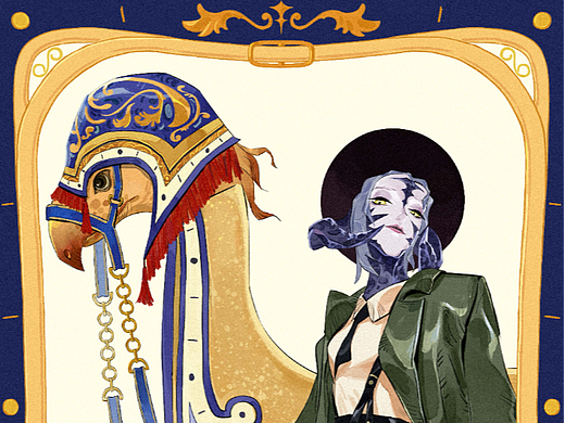 FF14 龙娘（个人主页-ZNjQ1MjcxMjg=） - 创作习作 - 站酷设计师碳烤鲨鱼原创素材 - 站酷ZCOOL