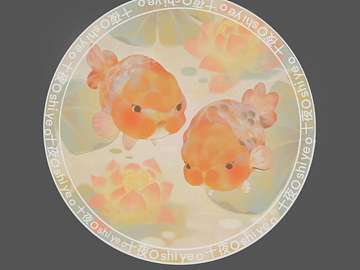 我家的可爱们（扇面儿）