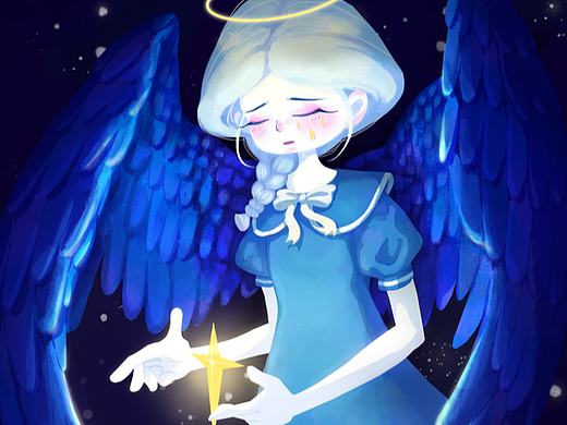 天使落泪（更新）（个人主页-ZNjU0NDY2MzI=） - 创作习作 - 站酷设计师杨霸天板栗回收处原创素材 - 站酷ZCOOL