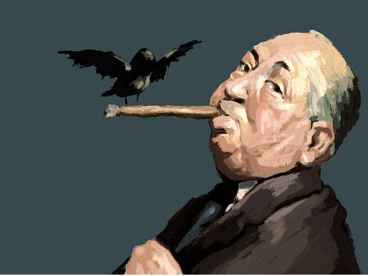 希区柯克肖像画