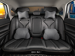 小鹏P5汽车头枕拍摄