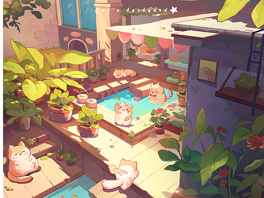 猫咪后花园