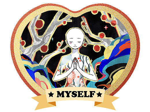 蓝苹果系列插画