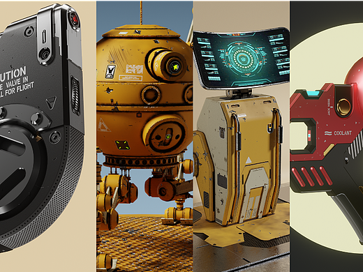 blender 硬表面建模渲染