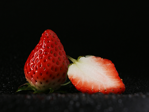 美食摄影-草莓