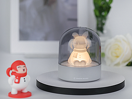 雪人小夜灯产品拍摄