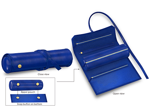Travel Pouch-CLO 3D 建模渲染