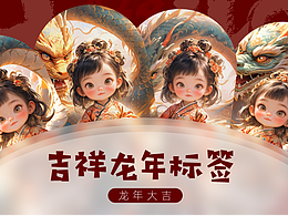 龍年標簽