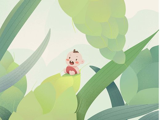 二十四节气-小满（个人主页-ZNjUzMDUwNTY=） - 商业插画 - 站酷设计师漫戈原创素材 - 站酷ZCOOL