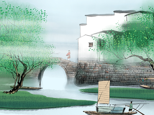 水墨江南-东湖十景水墨动画