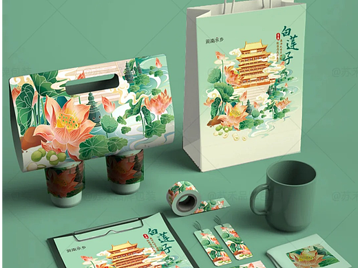 白莲子礼盒包装设计｜原创