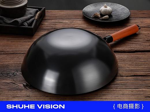 铁锅炒锅室内拍摄丨述禾集