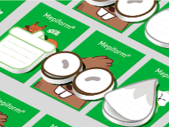 美皮護愛的貼貼設計