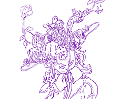 金政基作品臨摹練習(xí)-SAI2