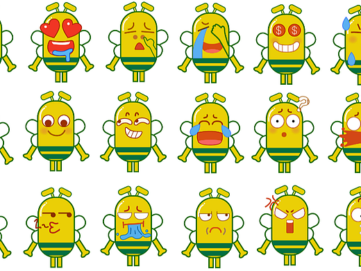 小蜜蜂原创表情包