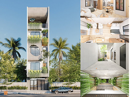 Nhà phố 4 tầng 1 tum Thanh.House / 59sdesign