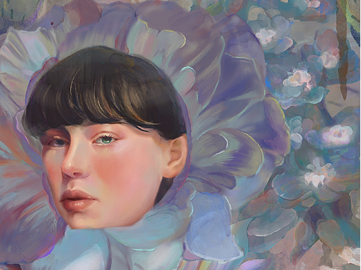 俪然（个人主页-ZNjAwODU0MjA=） - 艺术插画 - 站酷设计师兔C哈哈原创素材 - 站酷ZCOOL