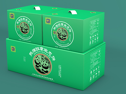 胸猫班章生态饼云南普洱茶叶包装设计