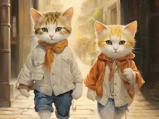 街頭小時(shí)髦貓，隨便吸（個(gè)人主頁(yè)-ZNjU5ODU1Mjg=） - AI作品 - 站酷設(shè)計(jì)師七七的崽原創(chuàng)素材 - 站酷ZCOOL