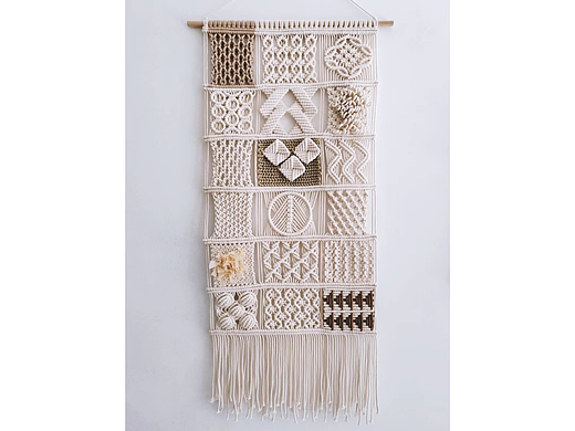 macrame pattern挂毯