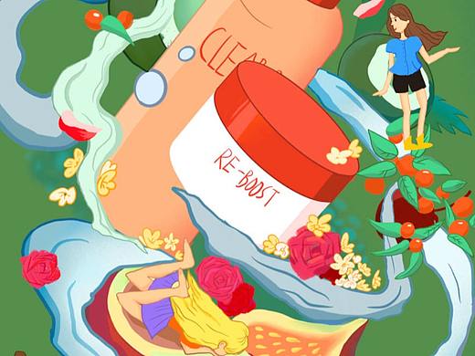 「好时肌长绽放」my CLARINS 植物呵护好时肌