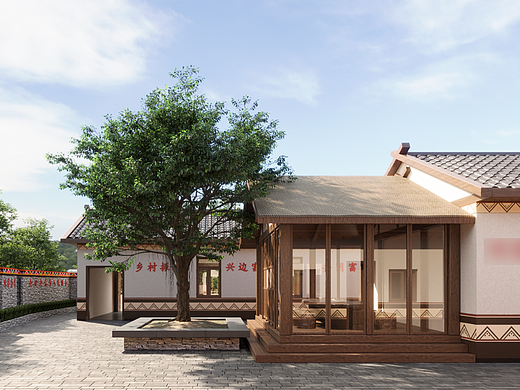 民族特色的小院