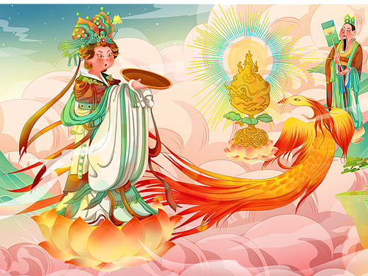 永乐宫系列插画