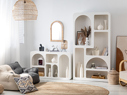 简约北欧洞穴柜拍摄