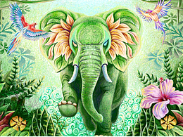 自然守望者--荣耀主题赛道插画设计