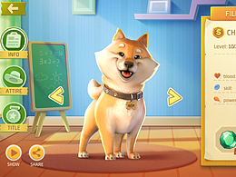 休闲Q版游戏ui练习