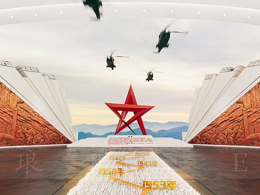 2022-福建某军史馆（个人主页-ZNjY4MjMzMzY=） - 展陈设计 - 站酷设计师琅琅丶E原创素材 - 站酷ZCOOL