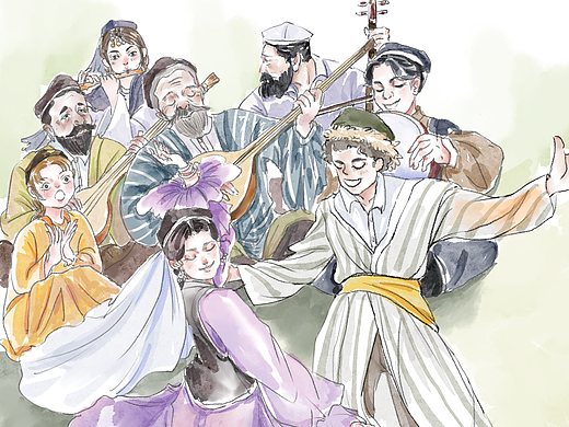 小学语文阅读书籍《葡萄沟》内页插图