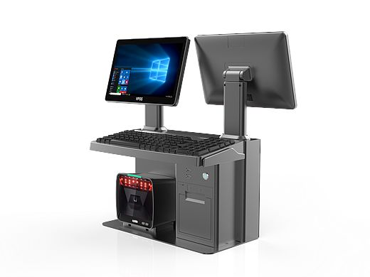 超市通道收银机渲染(keyshot)