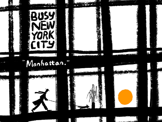 【原创插画】-梦游城市·伦敦·曼哈顿·北海道·巴黎