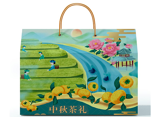 刺梨礼盒包装设计刺梨手绘插画