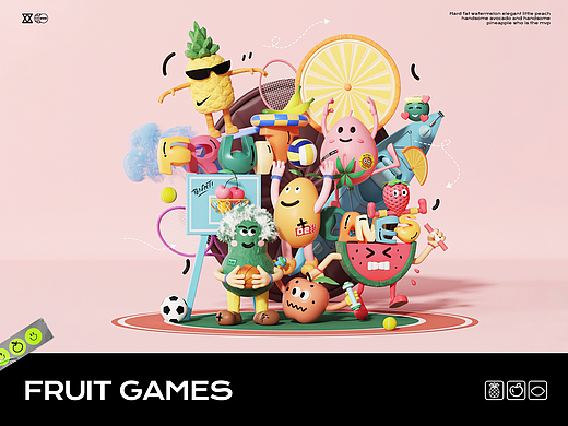 【FRUIT GAMES】水果运动会