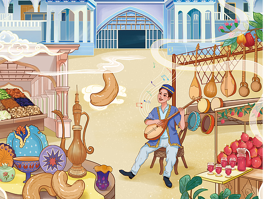 喀什大巴扎的腰果