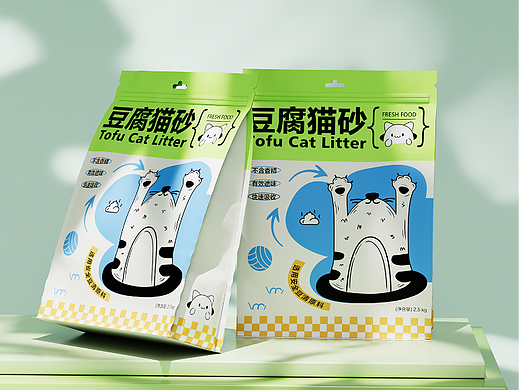 猫砂包装设计 猫砂包装 猫粮包装 宠物包装