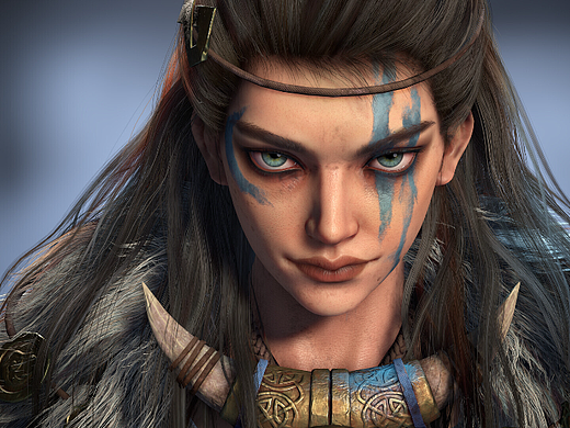 游戏角色建模丨死亡猎人~