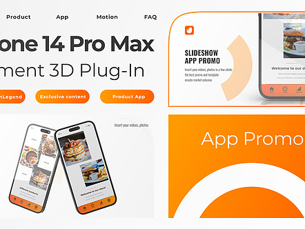 AE模板|竖屏3D场景手机APP应用小程序促销节目样机产品