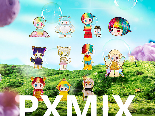 盲盒周边丨泡泡玛特 Hapico 徽章 x 手机壳 x 光影集