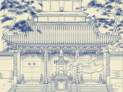 大慈恩寺-大雁塔-版画（个人主页-ZNjg1MDIwODA=） - 创作习作 - 站酷设计师_探花丶_原创素材 - 站酷ZCOOL